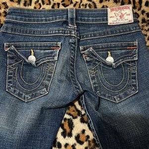 True religion jeans. Straight leg. Super cute.